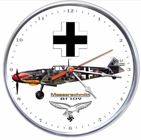 Messerschmitt Bf 109 Collectible Wall Clock